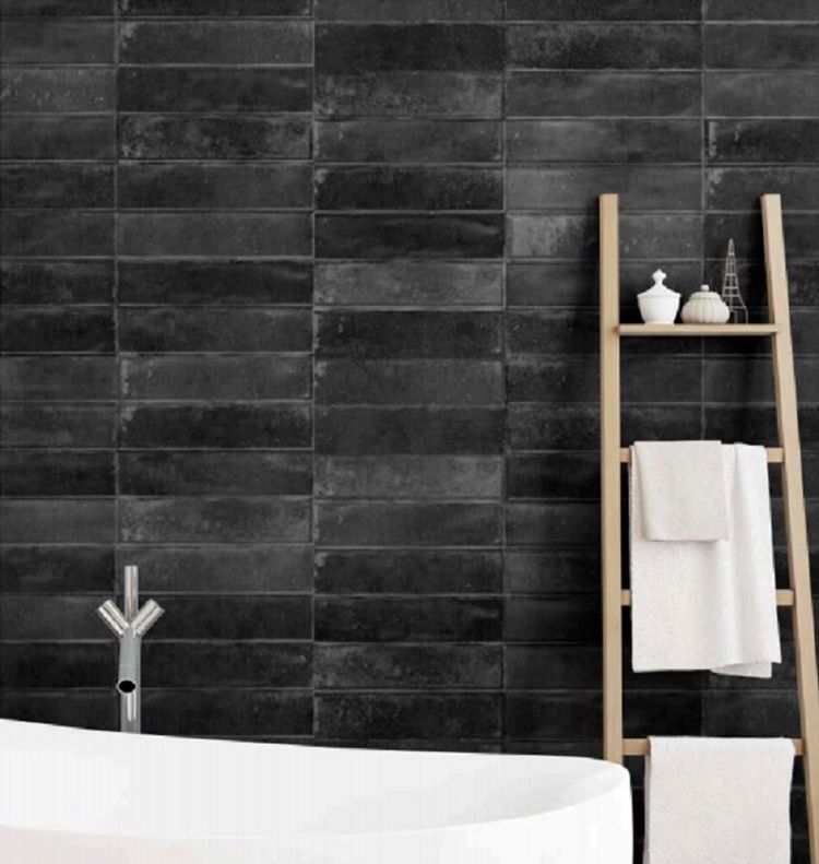 Mykonos Mallorca Black płytka ścienna 7,5x30 cm