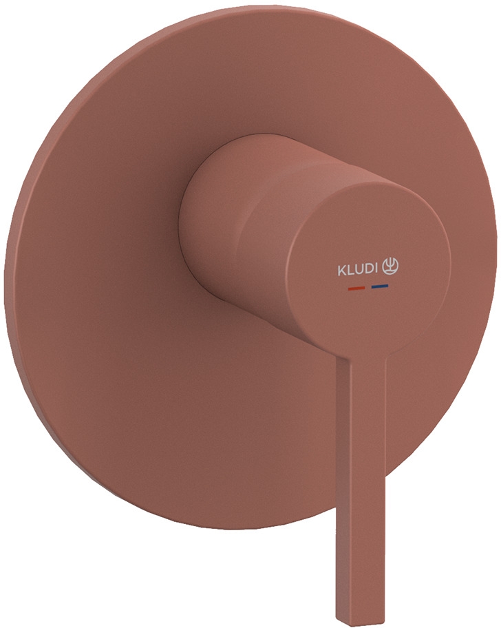 Kludi Nova Fonte Puristic bateria prysznicowa podtynkowa koralowy mat 20755O515