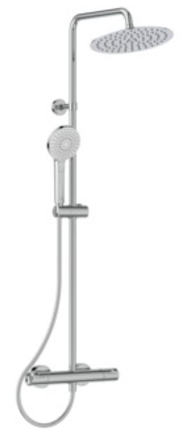 Ideal Standard Ceratherm zestaw prysznicowy ścienny termostatyczny z deszczownicą chrom A7565AA - Wysyłka w 24h