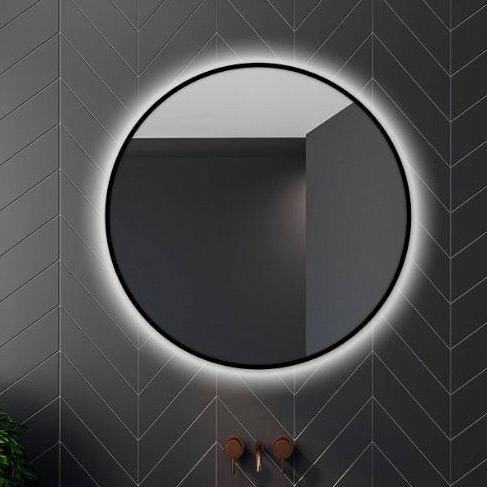 Venti Rondo Ambiente lustro 100 cm okrągłe czarny