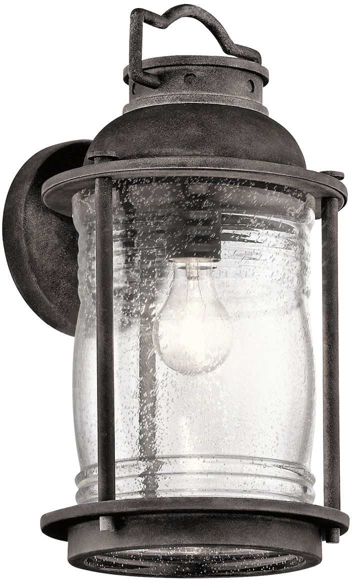 Elstead Lighting Ashland Bay kinkiet 1x60 W postarzany cynk KL-ASHLANDBAY2-L