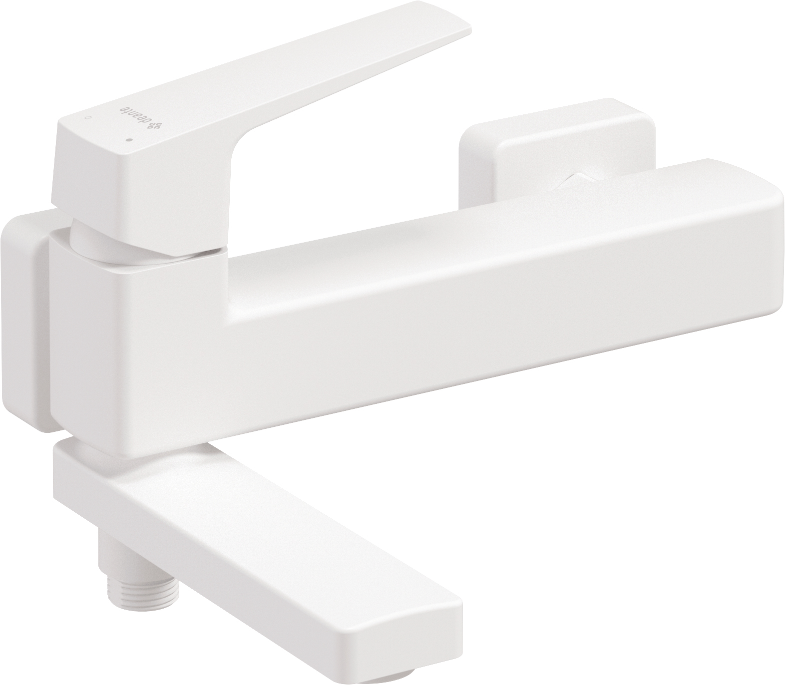 Deante Blur bateria wannowo-prysznicowa ścienna biała BQLA12M