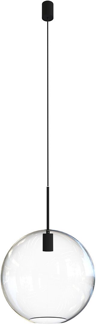Nowodvorski Lighting Sphere lampa wisząca 1x25 W czarna-przezroczysta 7846