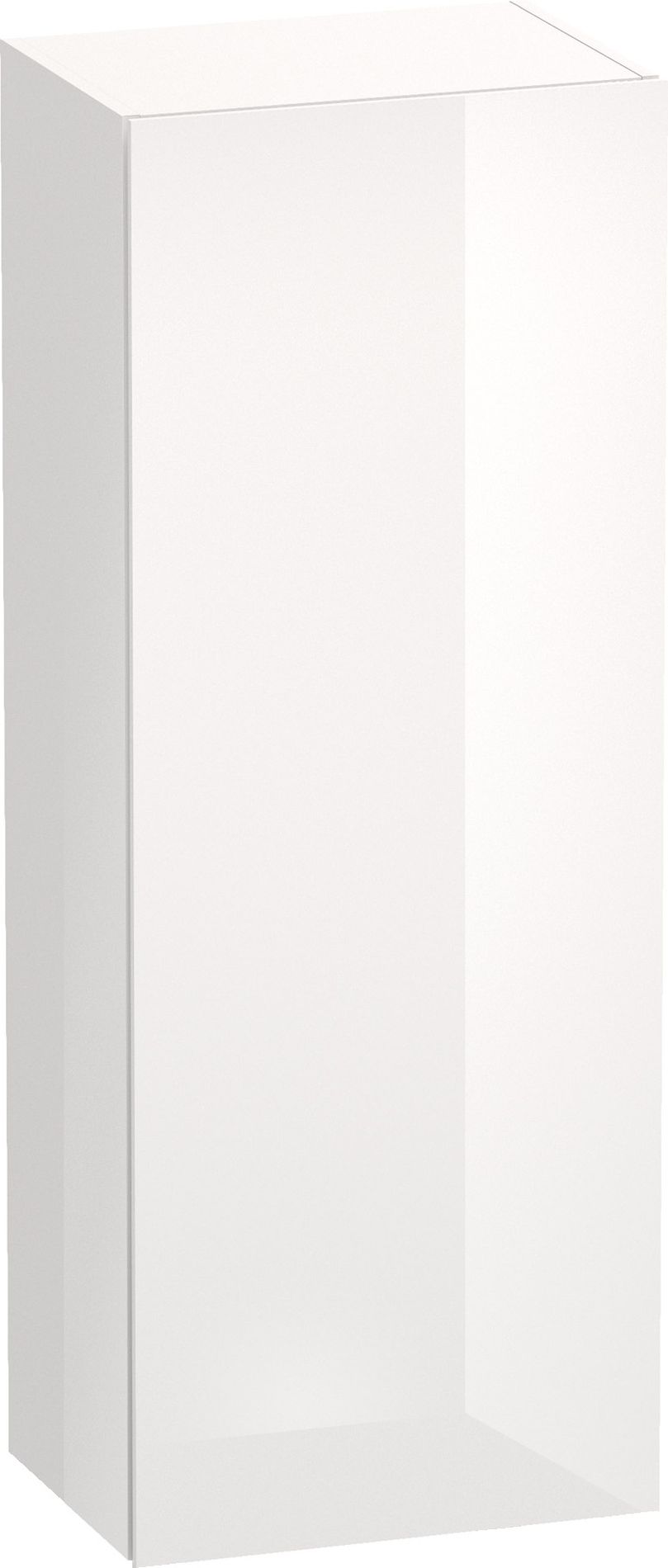 Duravit L-Cube szafka boczna 132 cm wysoka wisząca prawa biały połysk LC1179R2222