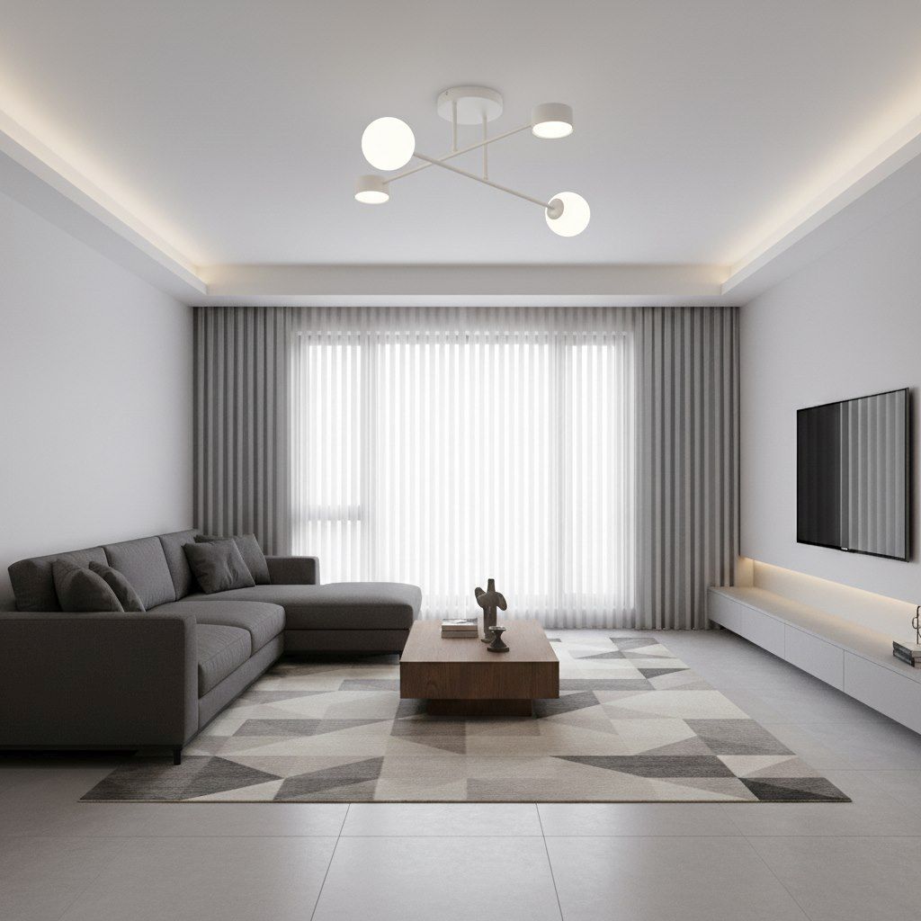 Emibig Holon lampa podsufitowa 4x8 W biała 1559/4