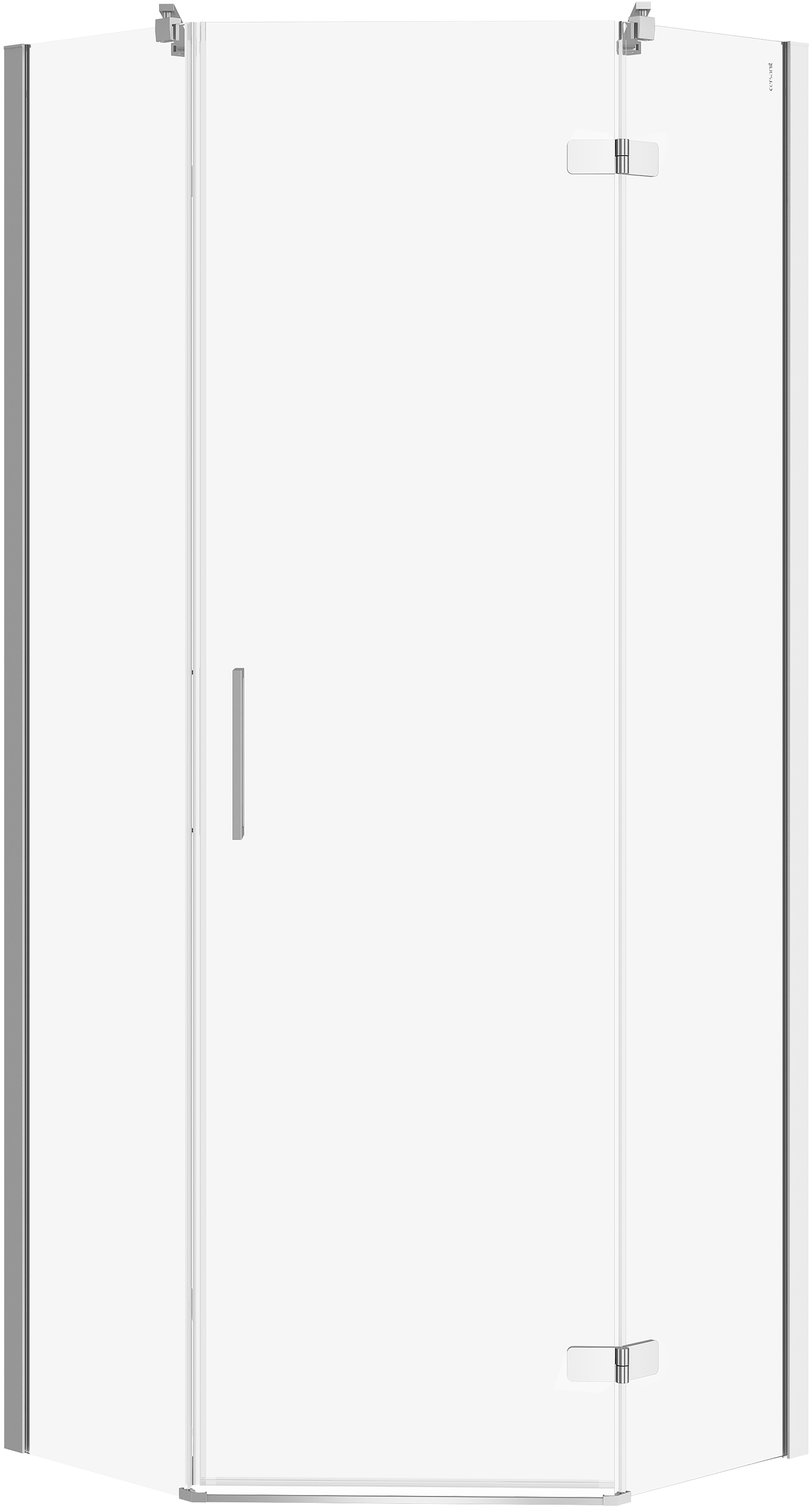 Cersanit City kabina prysznicowa 80x80 cm pięciokątna prawa chrom połysk/szkło przezroczyste S584-075 - Wysyłka w 24h