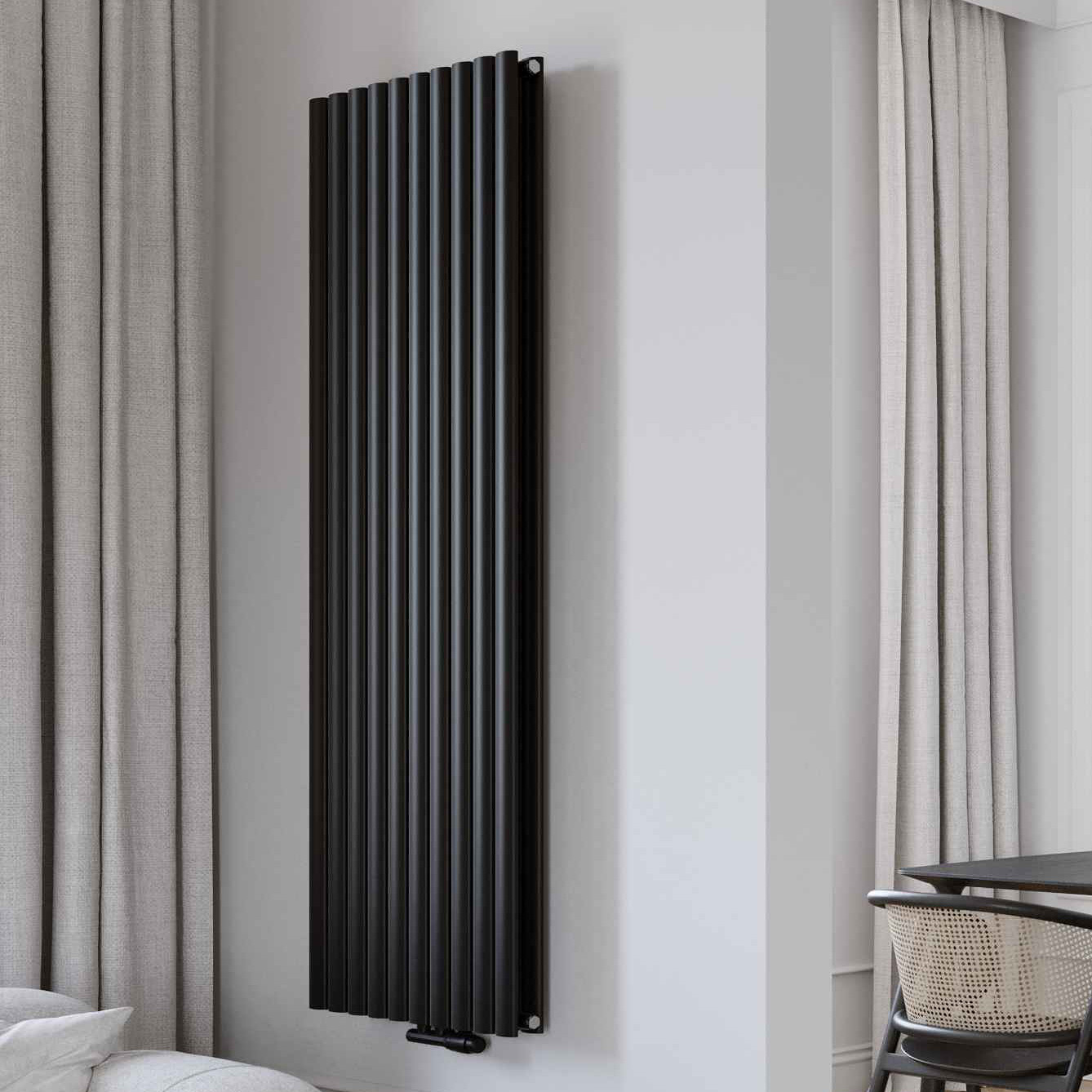 Luxrad Fortuna Podwójna grzejnik dekoracyjny 180x46,8 cm podłączenie dolne FORP180004687016ZDC