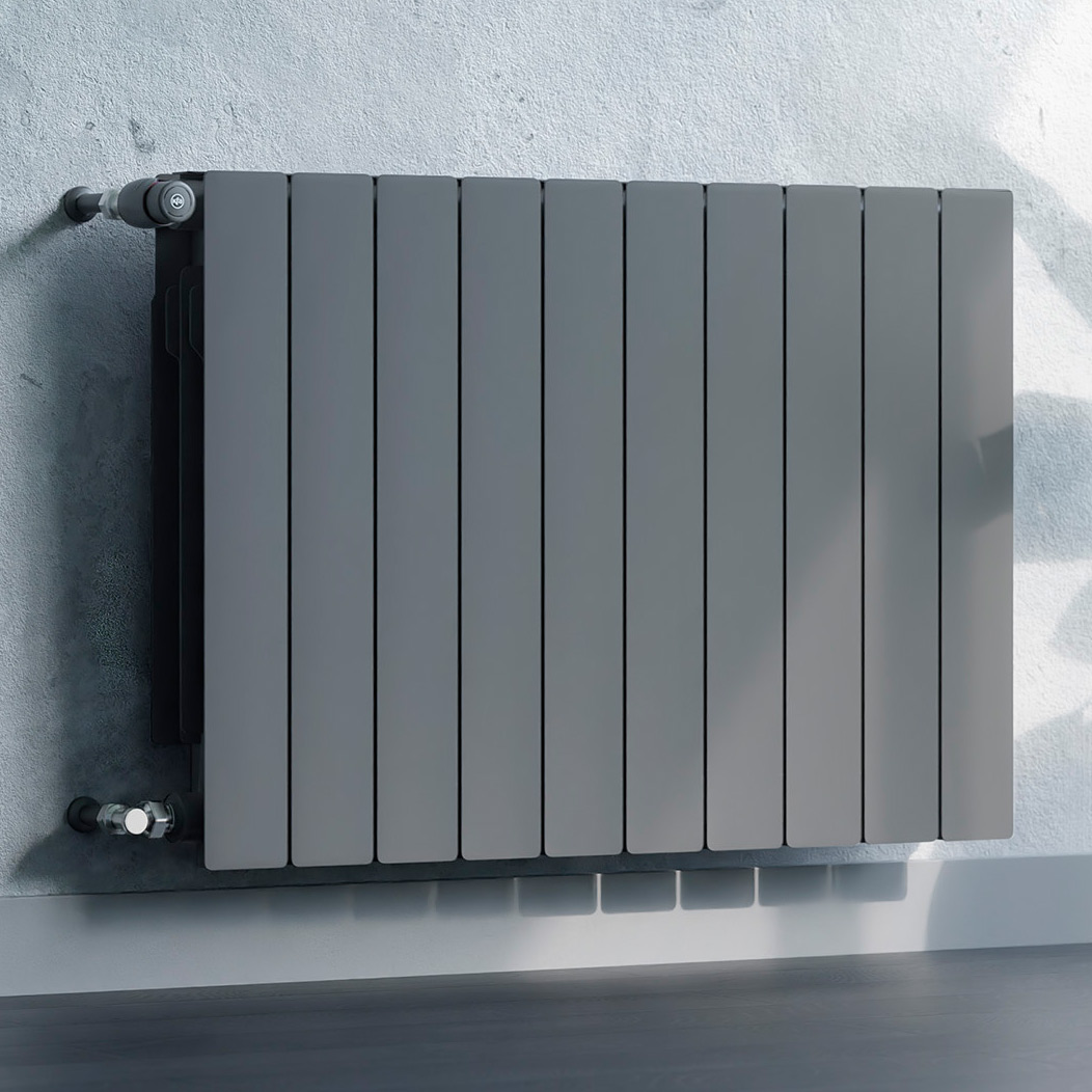 KFA Armatura ADR grzejnik pokojowy 57x96,6 cm podłączenie boczne grafitowy 763-120-61 - Wysyłka w 24h