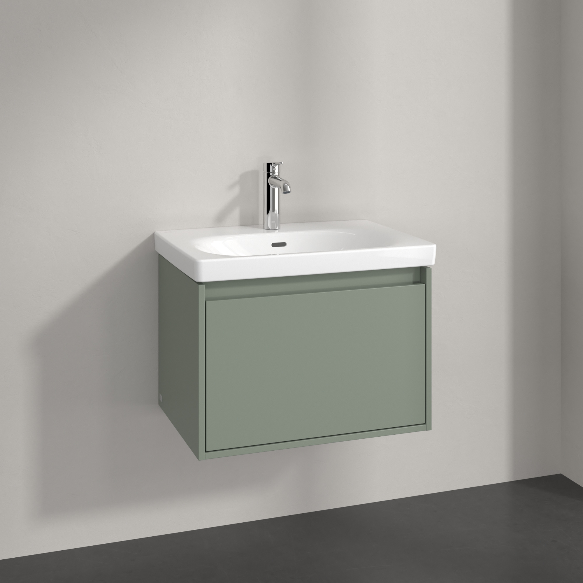 Villeroy & Boch Skyla szafka 62,2x43,9x43,6 cm podumywalkowa wisząca Soft Green C78500AF
