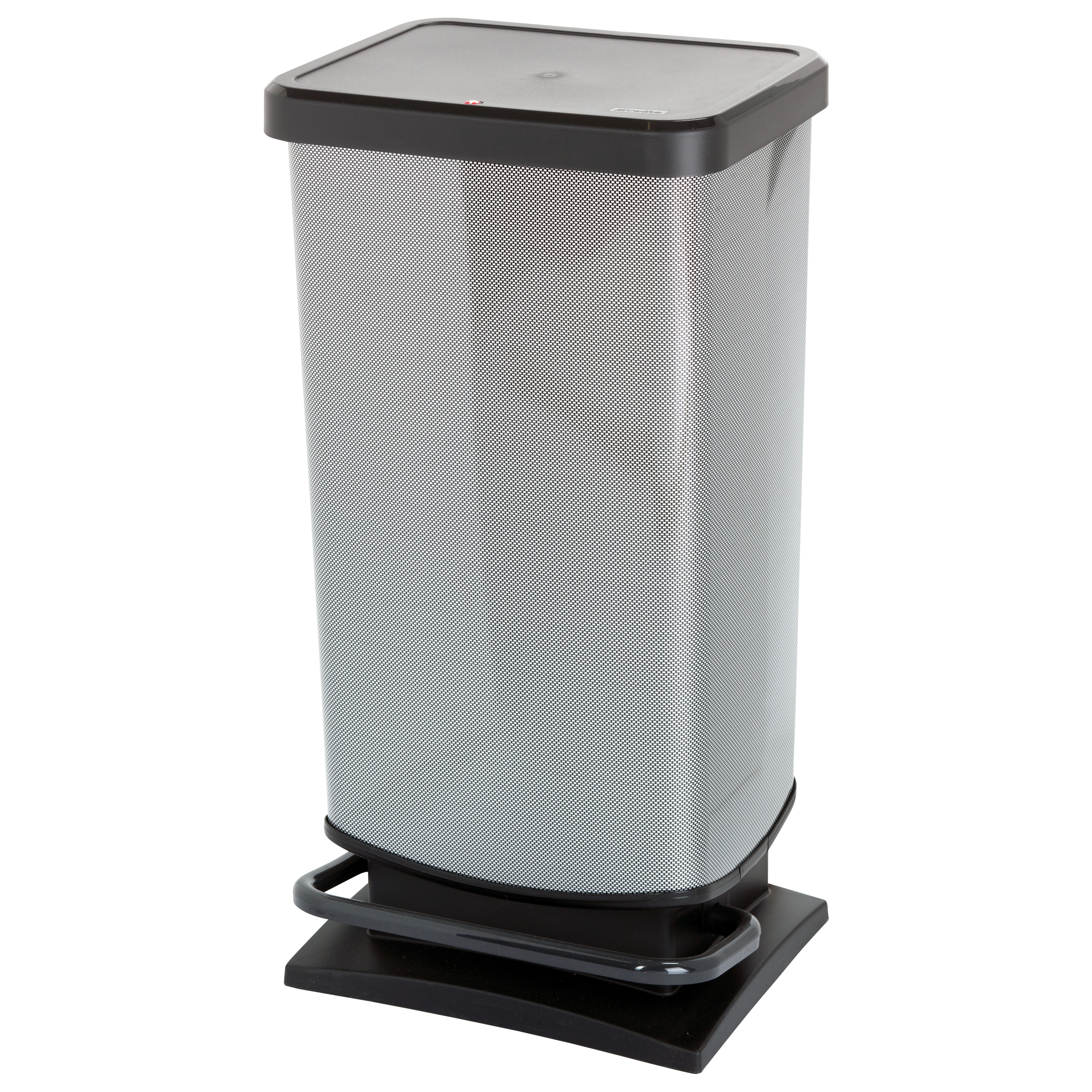 Rotho Paso IML pojemnik na odpady 40 l z pedałem carbon metalizowany 1754111006 - Wysyłka w 24h