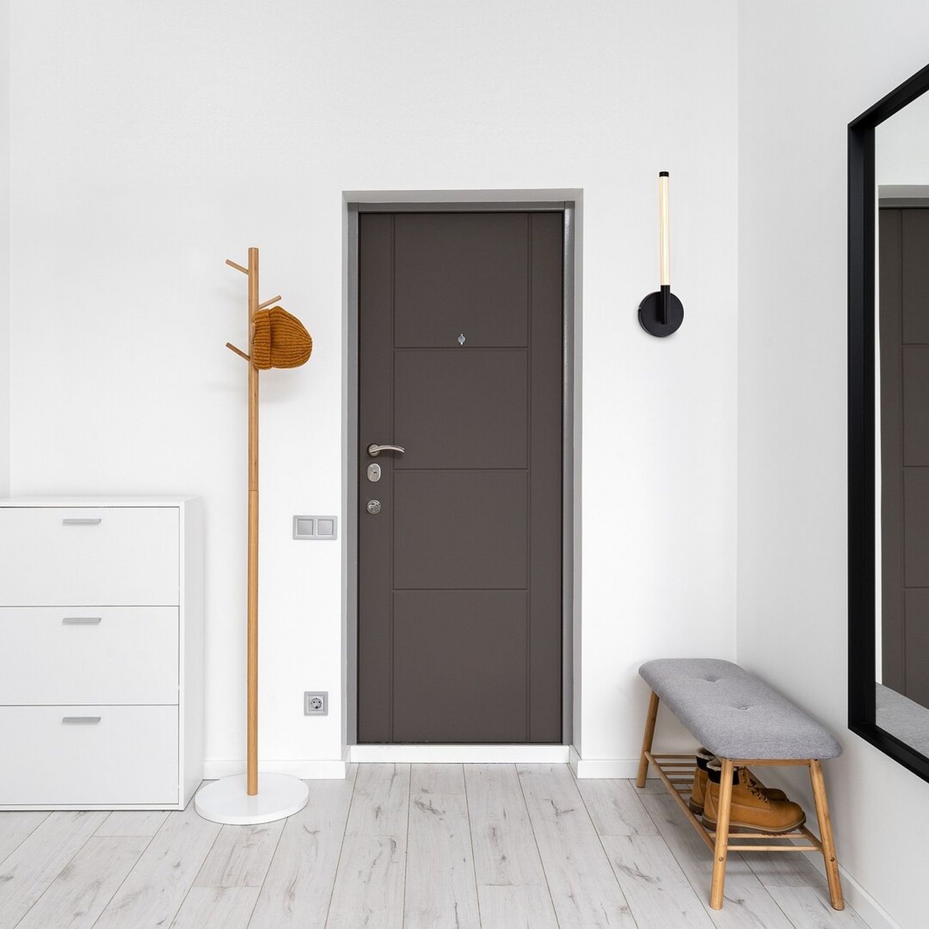 Rabalux Nivaro kinkiet 1x6 W biały-czarny 71167