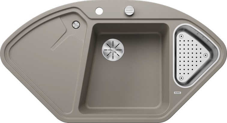 Blanco Delta II zlewozmywak 105,7x57,5 cm z Silgranit tartufo 523666