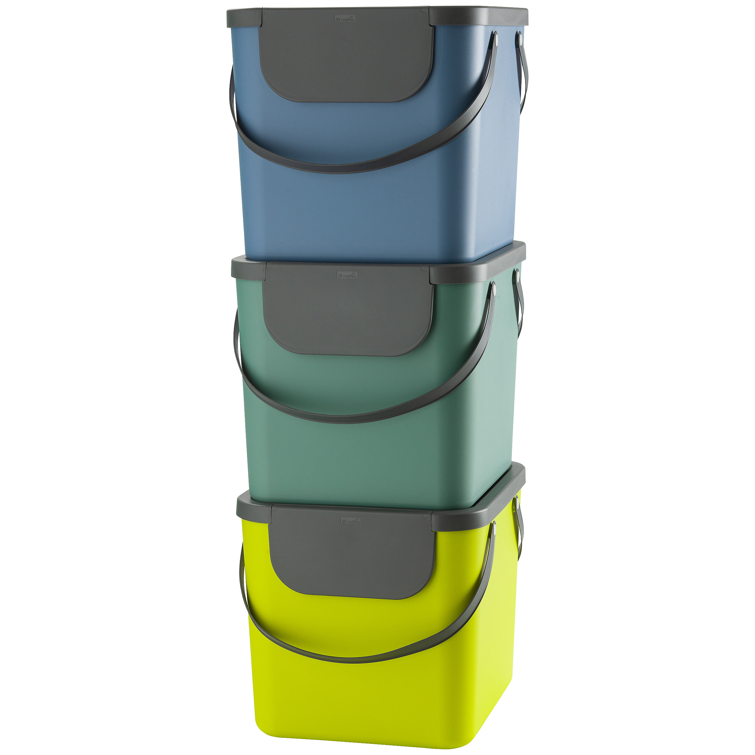 Rotho Albula pojemnik na odpady 40 l zielony 1034405070