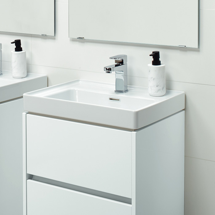 Cersanit Crea umywalka 60x44,5 cm meblowa prostokątna biała K114-006 - Wysyłka w 24h