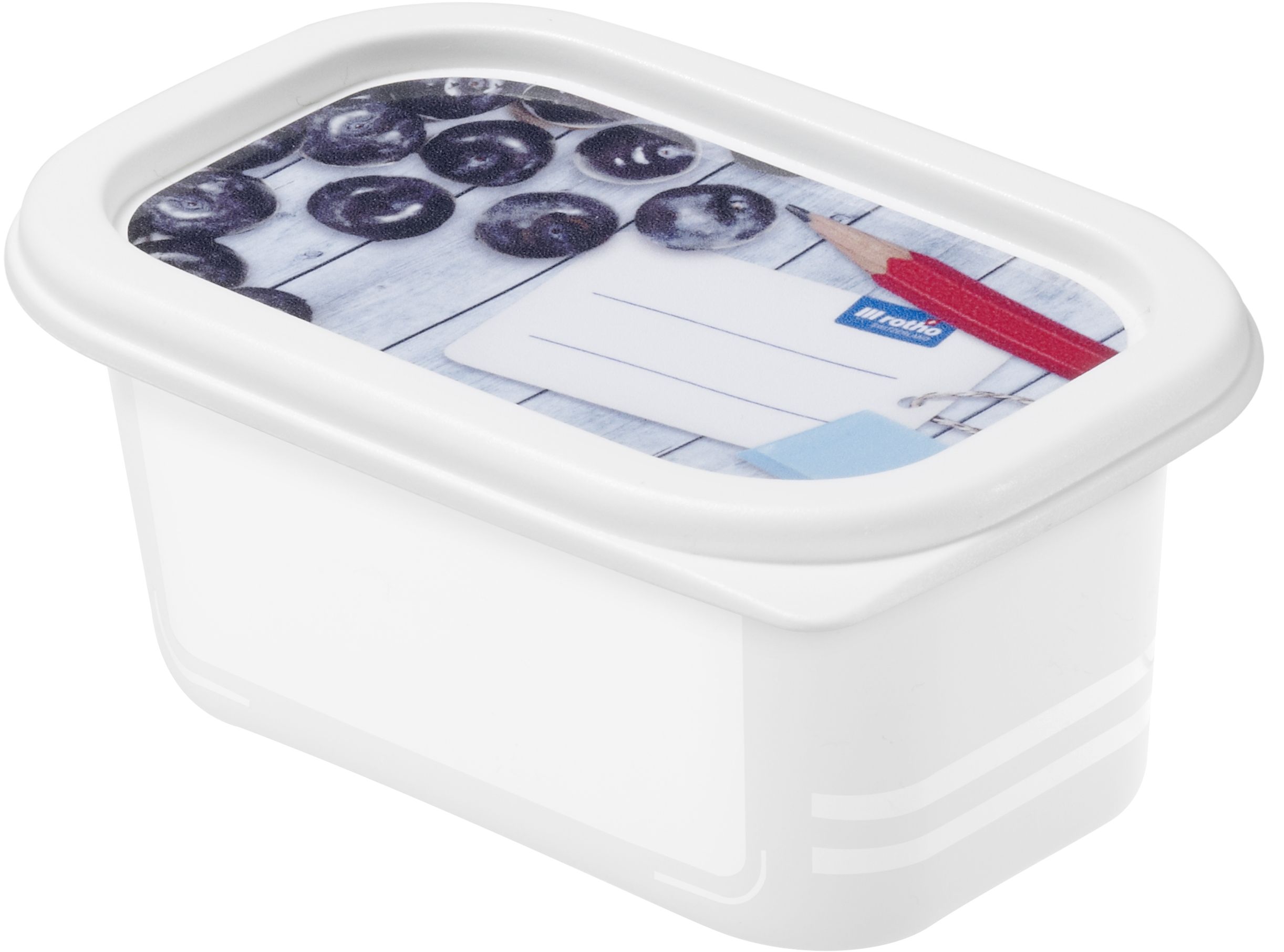 Rotho Domino pojemnik do przechowywania zestaw 4 szt 0,2 l biały 1755010233