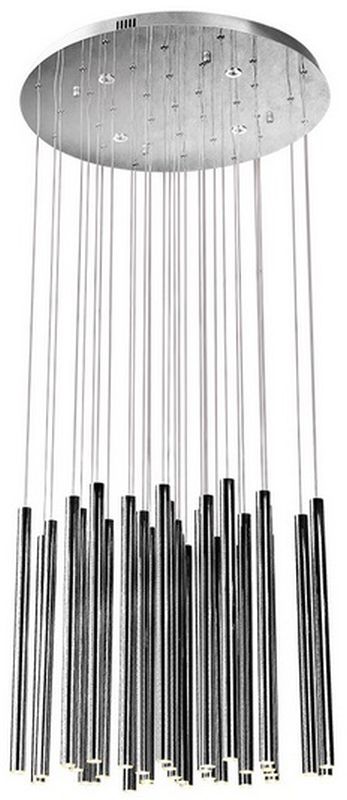 MaxLight Organic Chrom lampa wisząca 33x1W/4x3W chrom P0175D