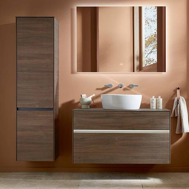 Villeroy & Boch Collaro szafka boczna 153,8 cm wysoka wisząca dąb Arizona C03300VH