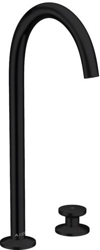 Axor One bateria umywalkowa stojąca czarny mat 48060670