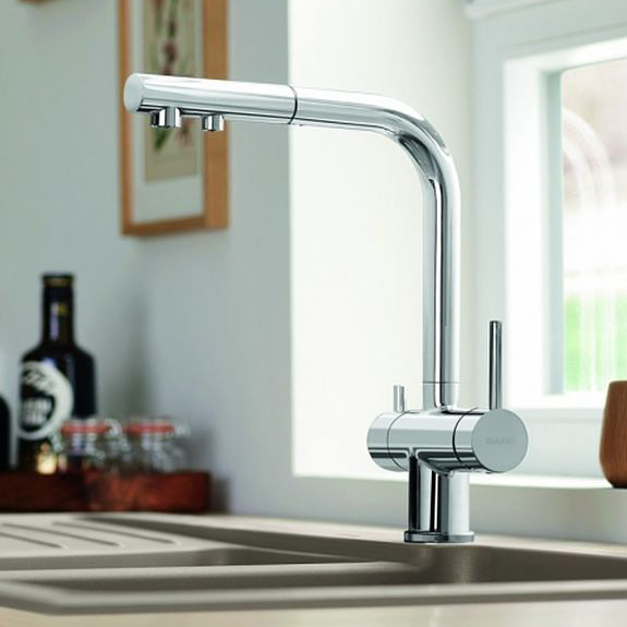 Blanco Fontas-S II bateria kuchenna stojąca z podłączeniem do filtra wody stalowa 525199 - Wysyłka w 24h