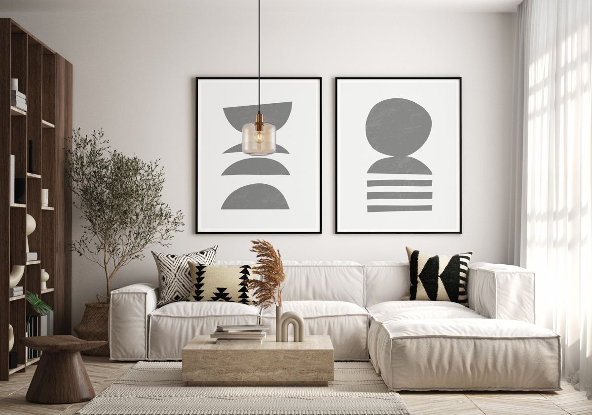 Italux Zona lampa wisząca 1x40 W złota PND-29257A-1-BRO-AMB