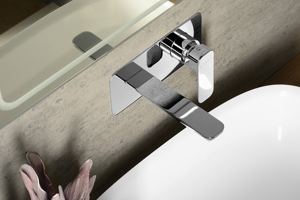 Sapho Spy bateria umywalkowa podtynkowa kompletna chrom PY08