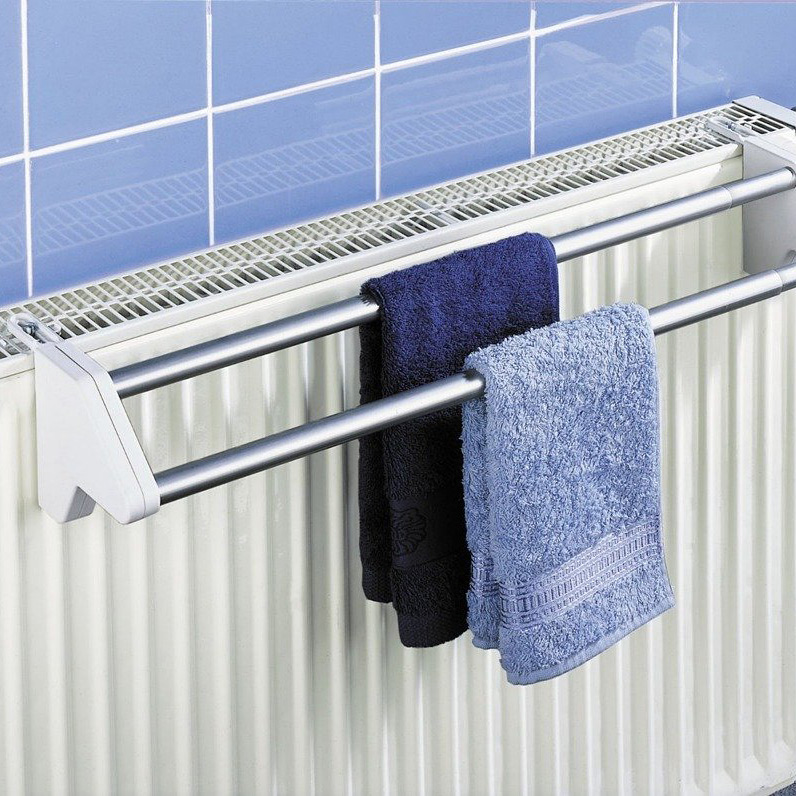 Wenko suszarka na pranie 2 m teleskopowa na grzejnik srebrny 3702100 - Wysyłka w 24h