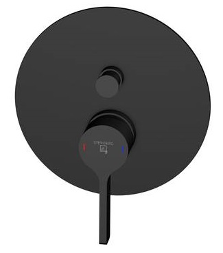 Steinberg 280 bateria wannowo-prysznicowa podtynkowa czarny mat 28021033S