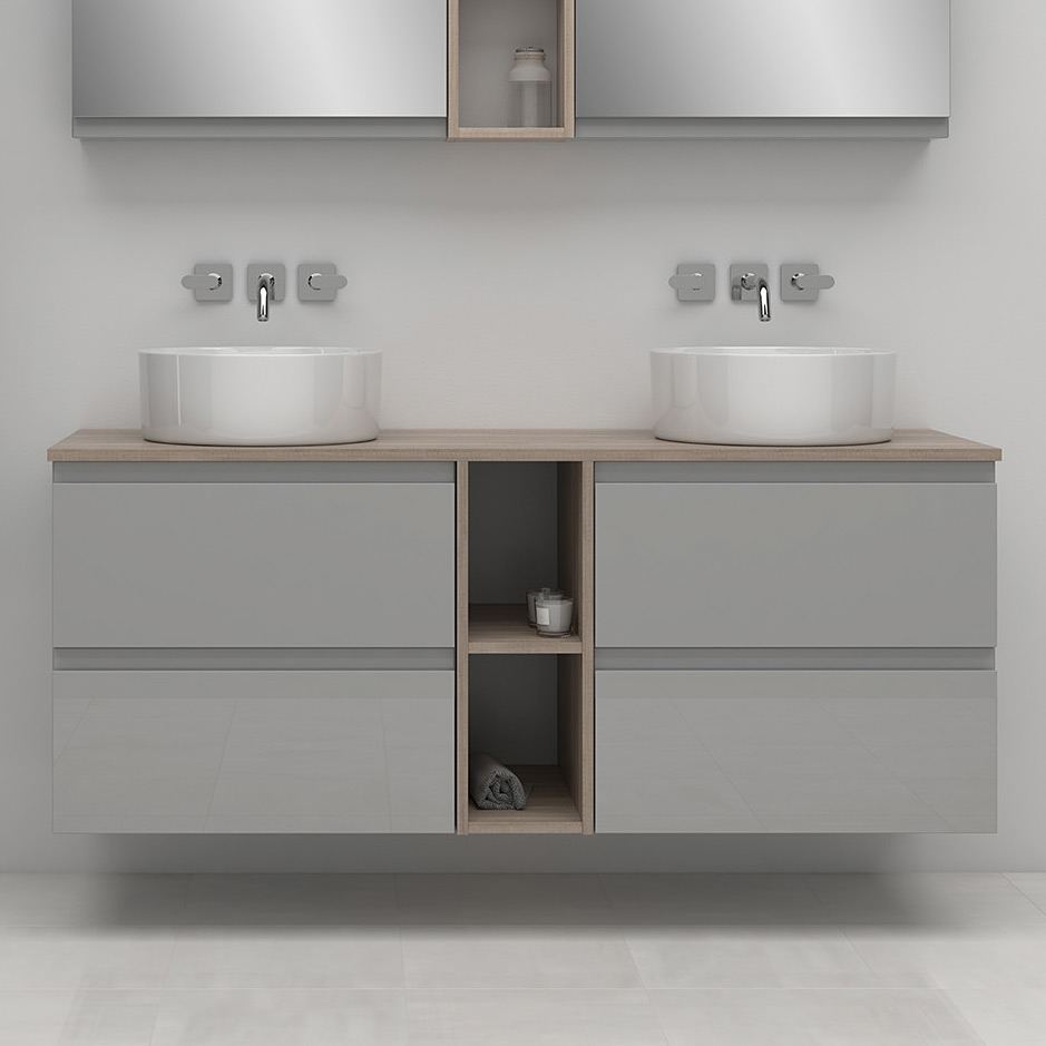 Cersanit Moduo umywalka z szafką 50 cm białą S801-229-DSM - Wysyłka w 24h