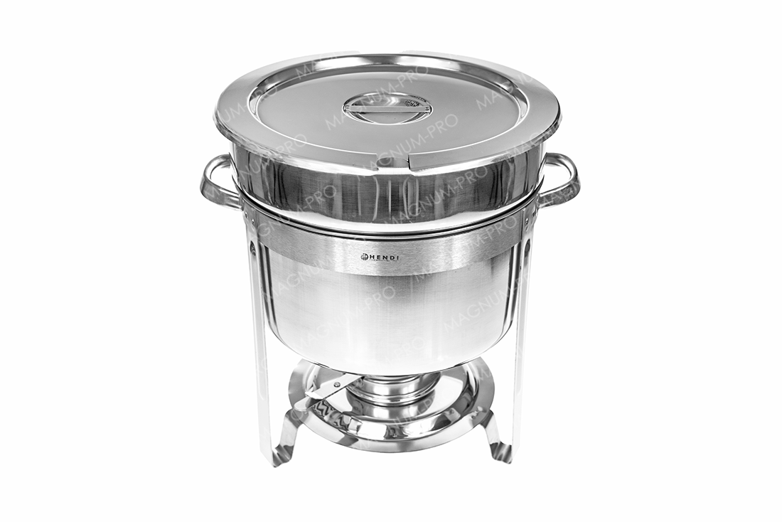 Podgrzewacz stołowy do zup na pastę, okrągły, 10L Hendi