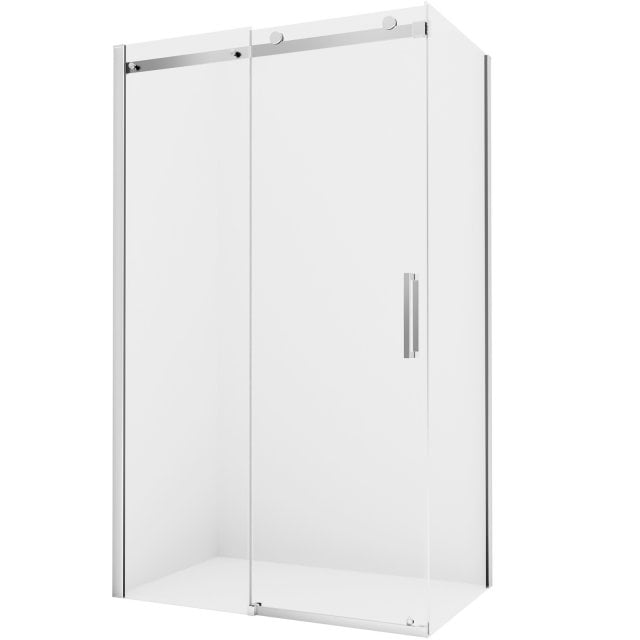 Kabina prysznicowa prostokątna ARIA przesuwna 100x90x200 chrom TER-01