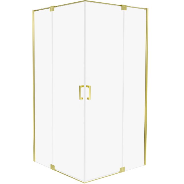 Kabina prysznicowa prostokątna ALLURIA 2D GOLD SHINE 80x90x200 TER-01