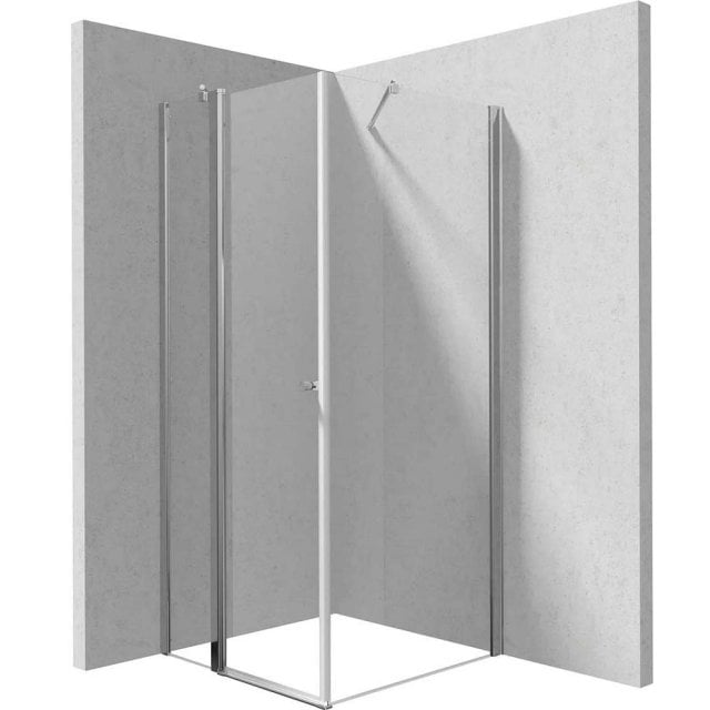 DEANTE Kabina prysznicowa kwadratowa KERRIA PLUS 90x90 cm chrom KKN0U