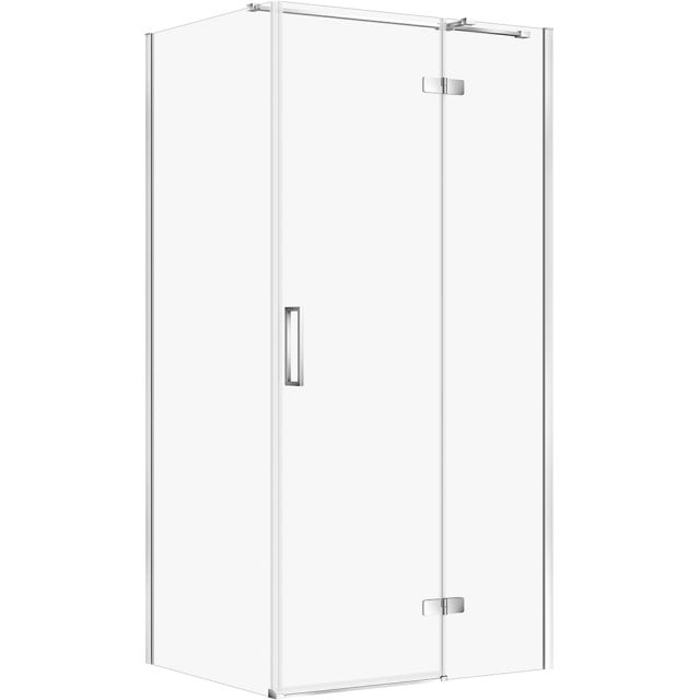 CERSANIT Kabina prysznicowa prostokątna JOTA 100x80 prawa chrom, szkł