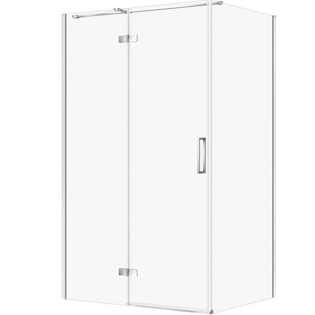 CERSANIT Kabina prysznicowa prostokątna JOTA 120x90 lewa chrom, szkło