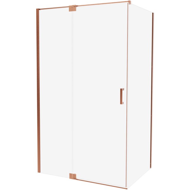 Kabina prysznicowa prostokątna ALLURIA 1D COPPER BRUSHED 80x90x200 TE