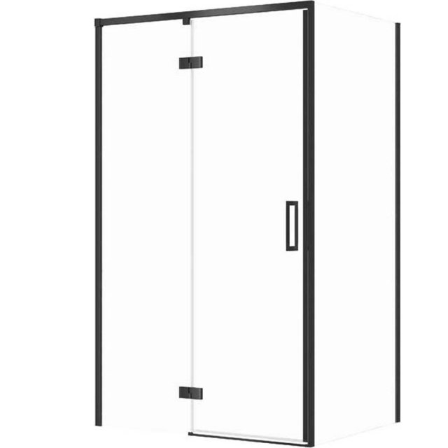 CERSANIT Kabina prysznicowa prostokątna LARGA lewa 120x90x195 cm czar