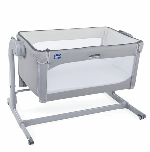 Chicco Next2Me Magic - łóżeczko dostawne-Cool Grey