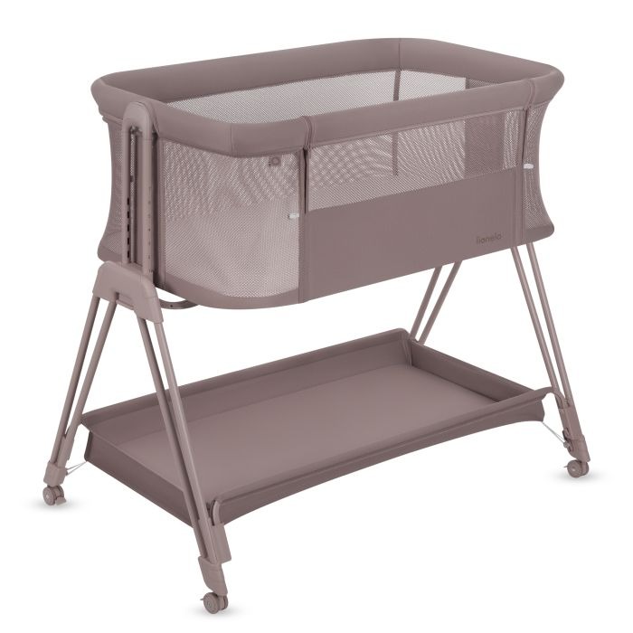 Lionelo Luna - łóżeczko dostawne 2w1-Beige Taupe