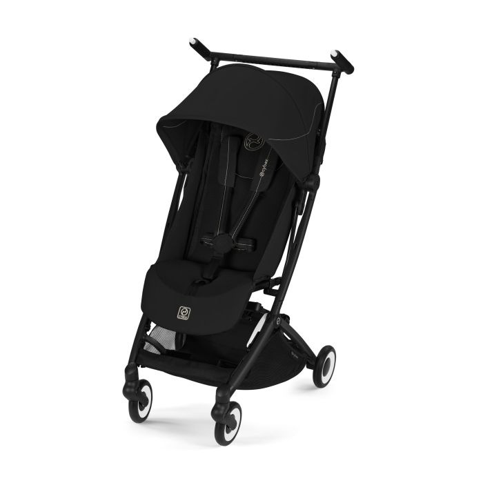 Cybex Libelle 2026 - ultrakompaktowy wózek spacerowy-Magic Black (Black Frame)