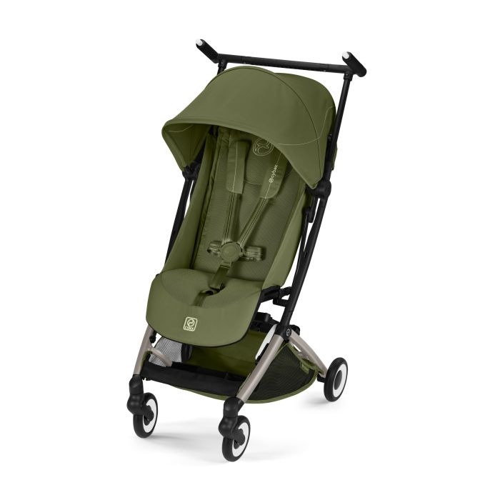 Cybex Libelle 2026 - ultrakompaktowy wózek spacerowy-Moss Green (Taupe Frame)