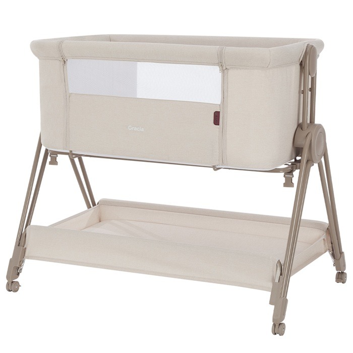 Carrello Gracia - łóżeczko dostawne-Linen Beige