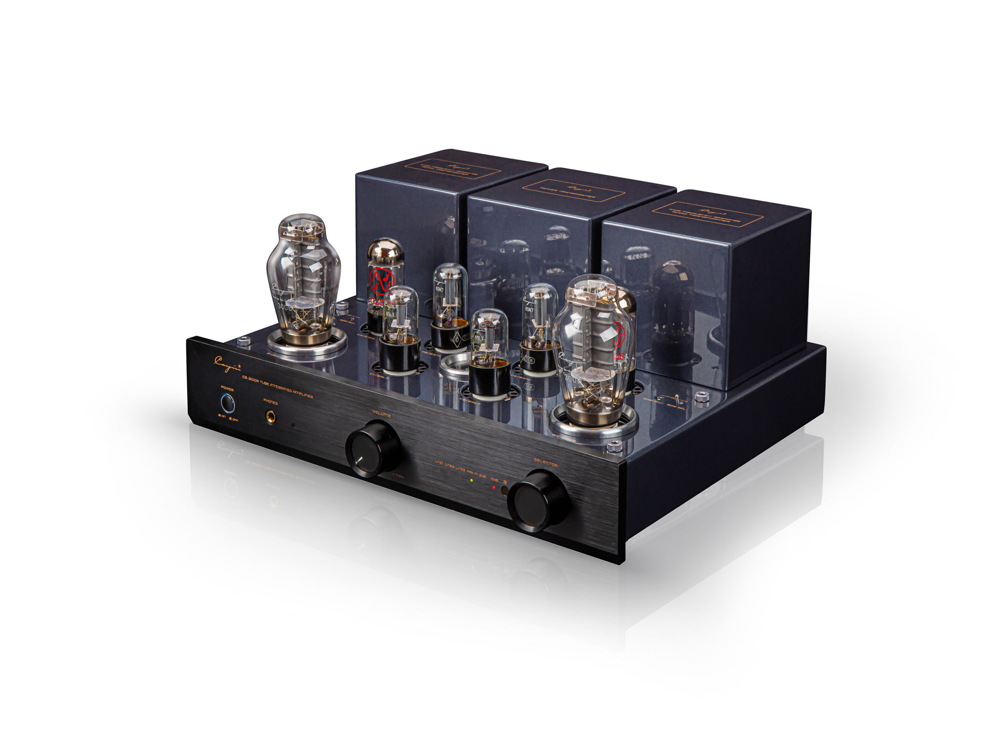 Wzmacniacz lampowy cayin cs-300a z pojedynczą końcówką