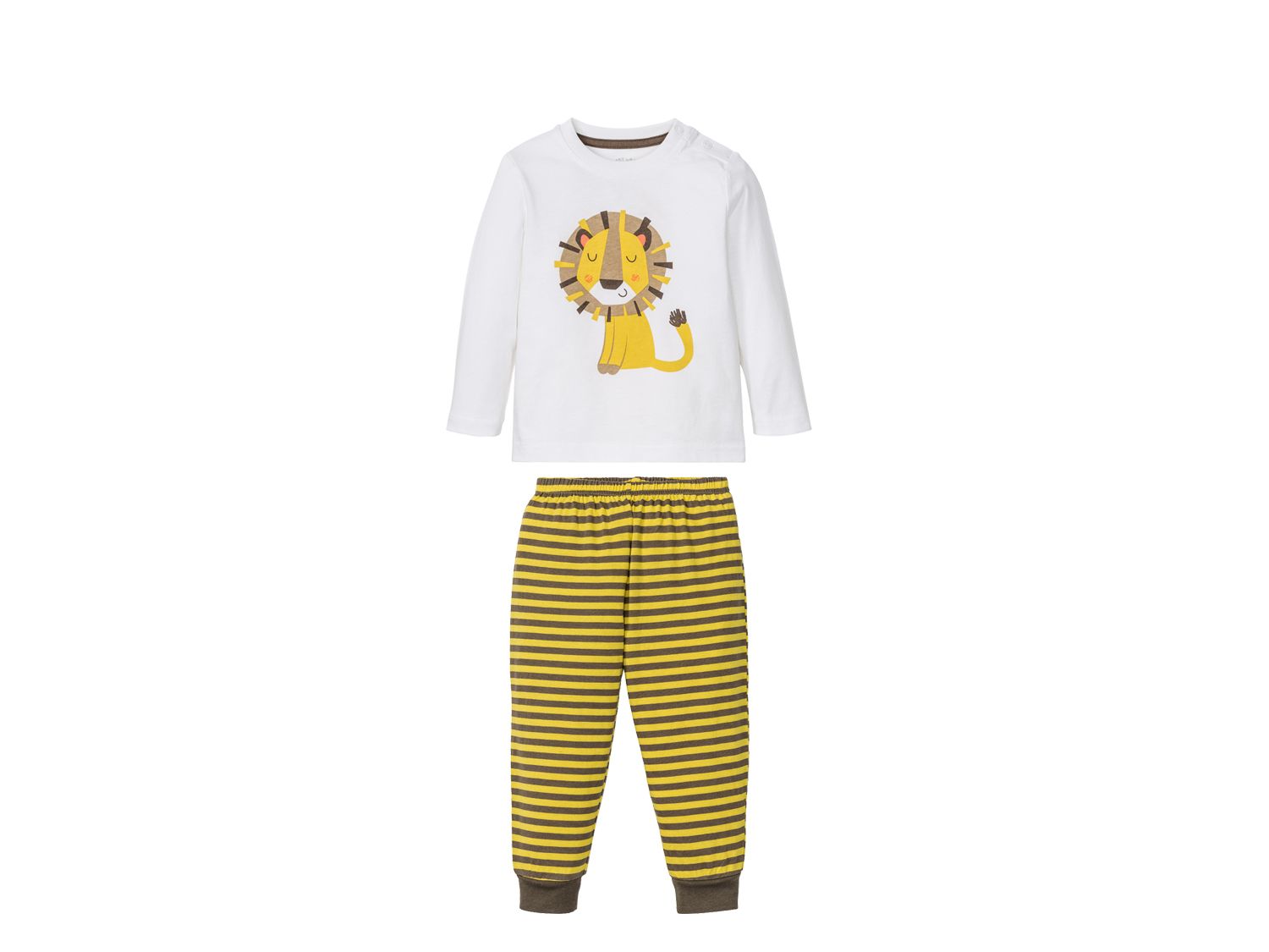 lupilu Piżama chłopięca, 1 sztuka Lew/żółty, 98/104