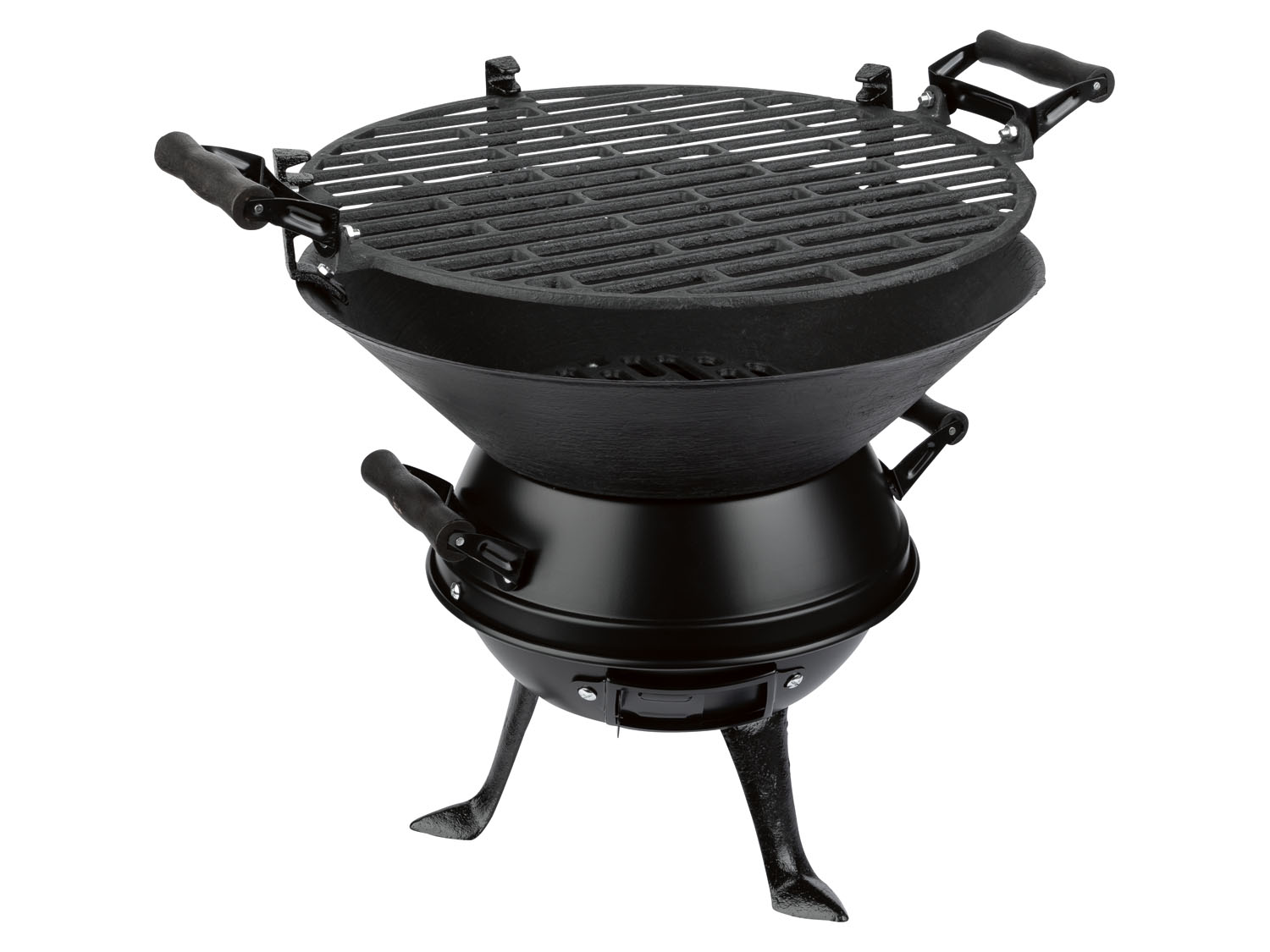 Grillmeister Grill żeliwny kociołek beczka