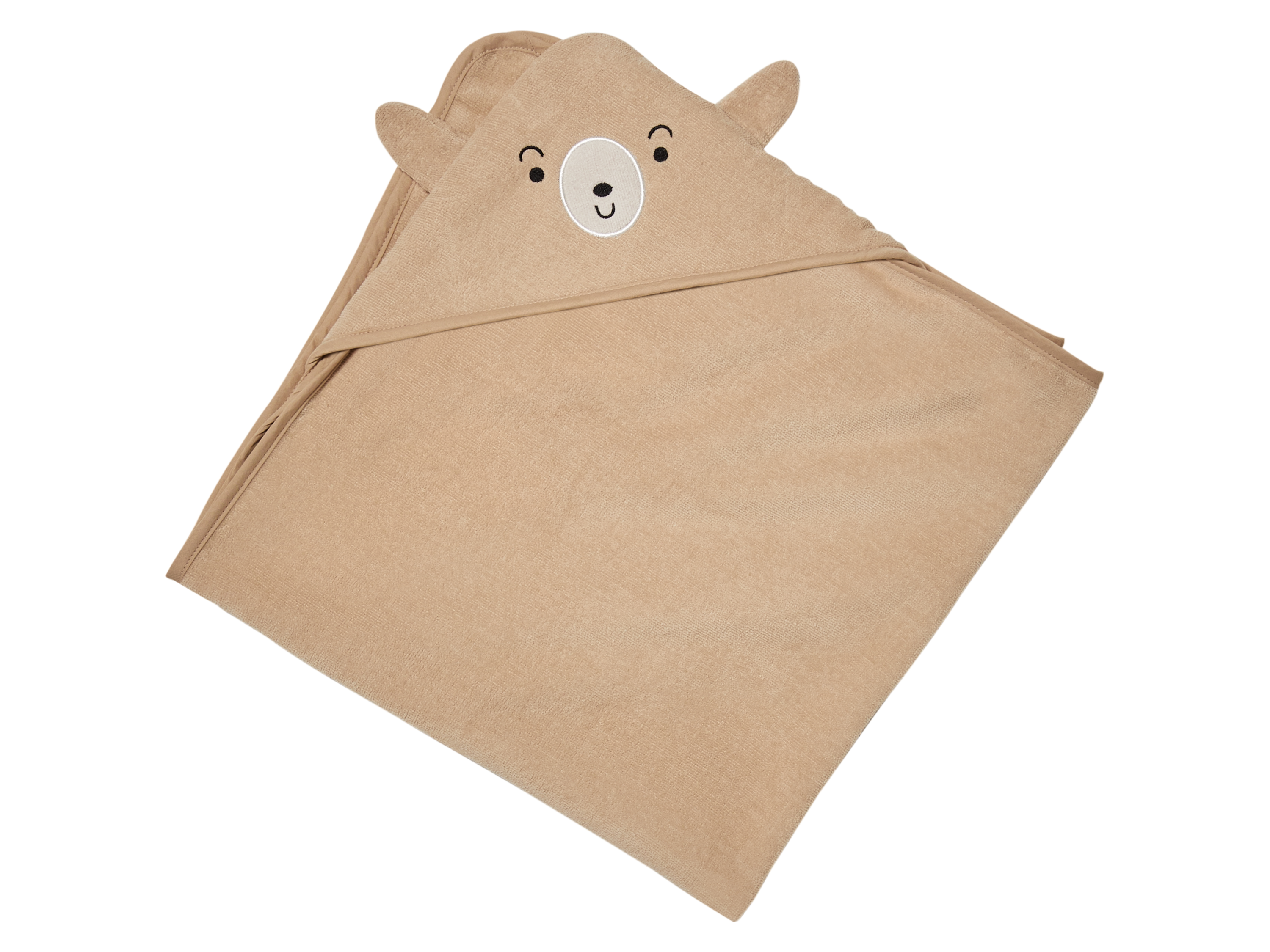 lupilu Ręcznik dziecięcy z kapturem, 85 x 85 cm Brązowy