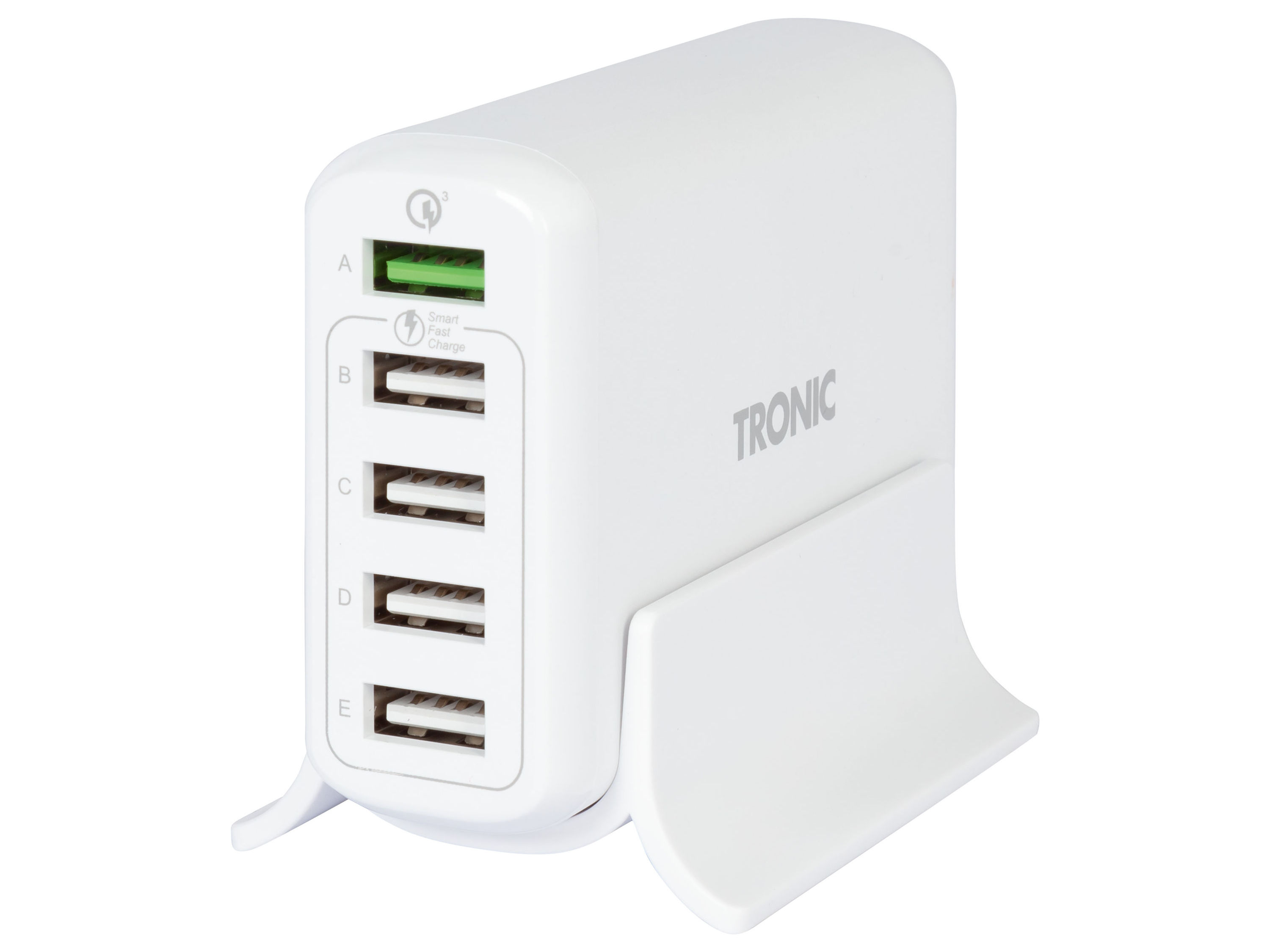 Tronic Stacja ładowania Usb, 5 portów, 33 W Hg08285 B/-Bs, Biały