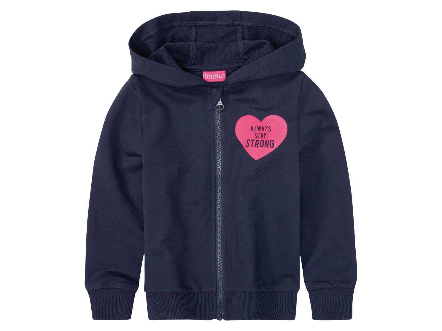 lupilu Bluza dresowa dziecięca dziewczęca, 1 sztuka 110/116, Granatowy