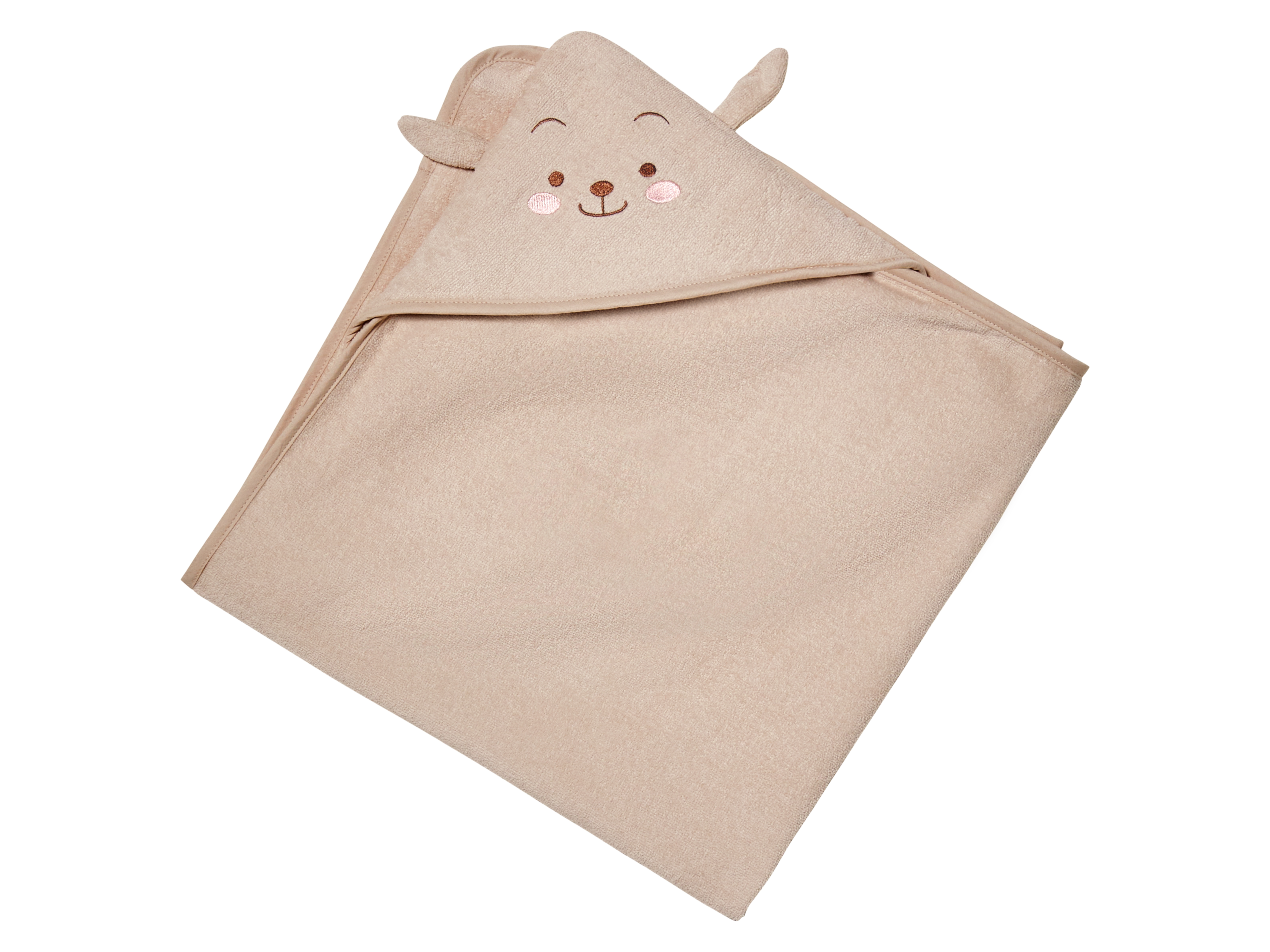 lupilu Ręcznik dziecięcy z kapturem, 85 x 85 cm Beżowy