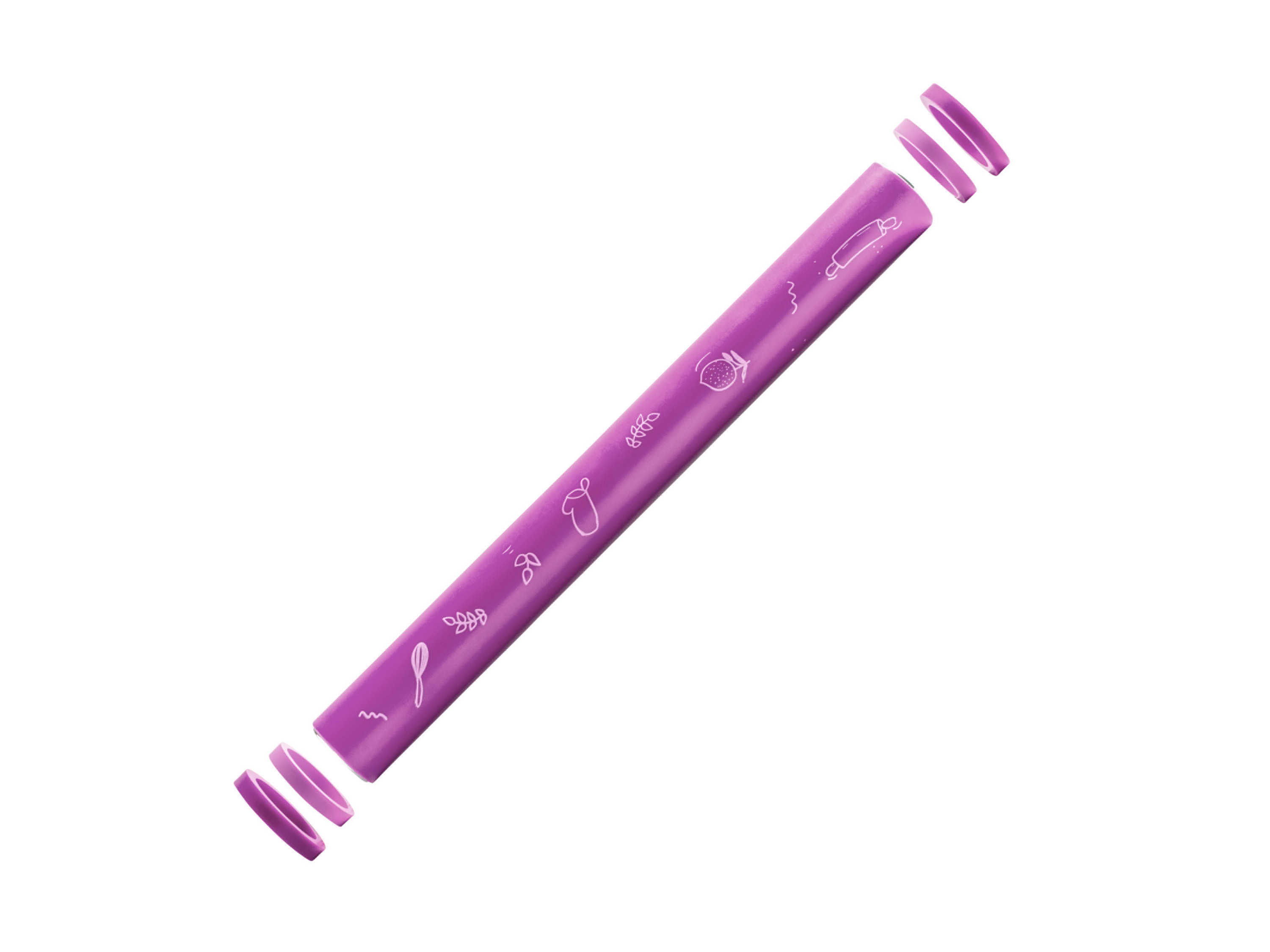 Coox Mata do pieczenia lub Wałek do ciasta Wałek do ciasta, Fioletowy