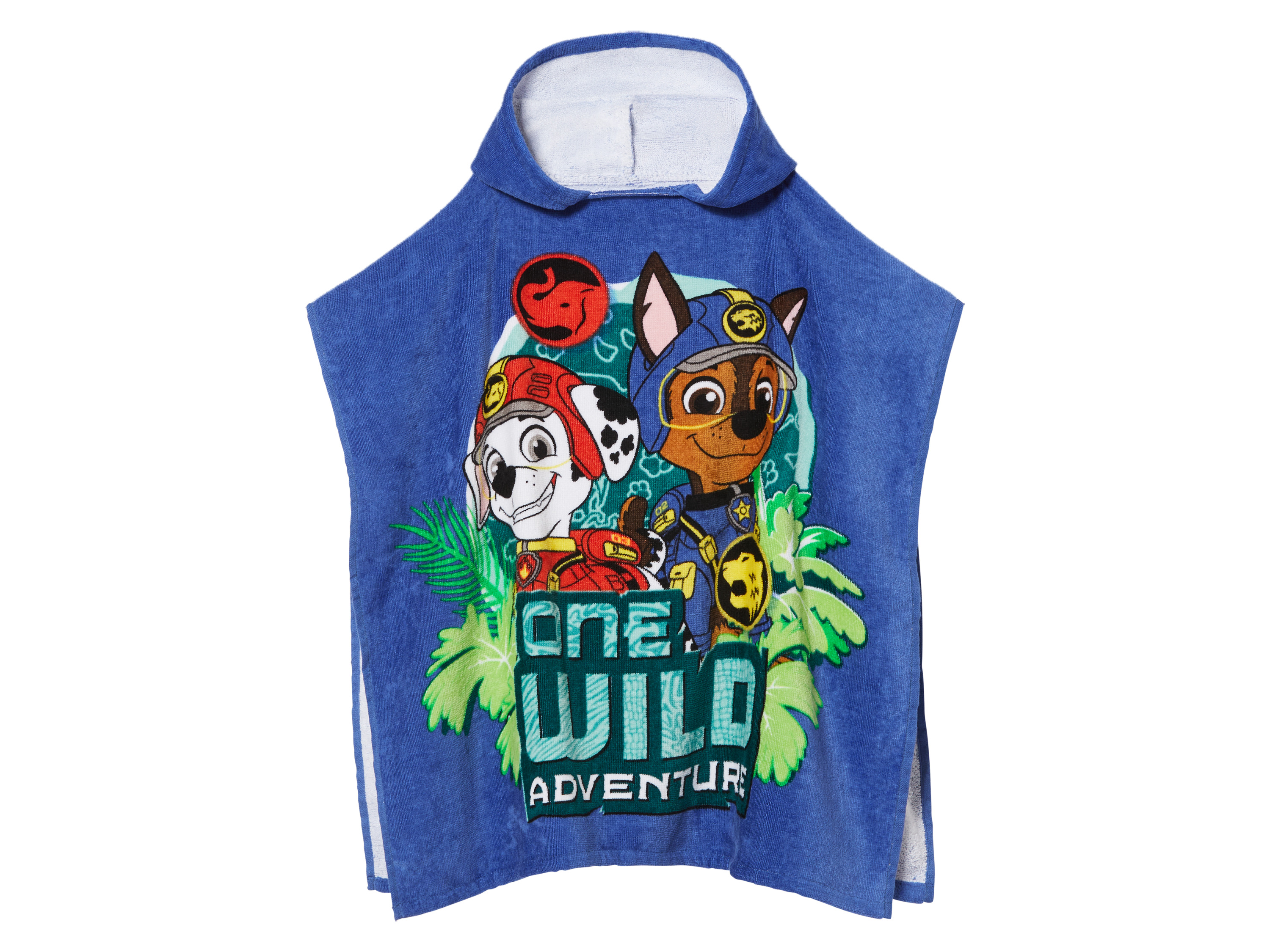 Ponczo kąpielowe lub ręcznik dziecięcy Ponczo/ niebieski